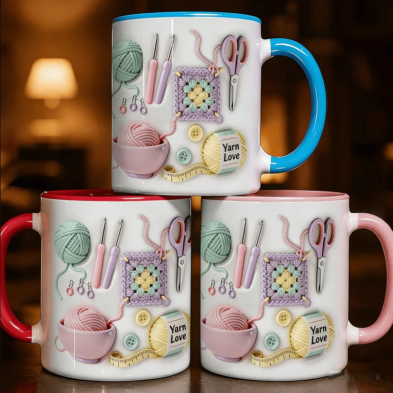 Keramische Mok voor Creatievelingen | Stevig Keramiek | Handige Koffiebeker | Origineel Cadeau | Dagelijks Gebruik | Premium Drinkbeker | Sansoti