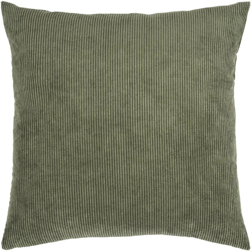 Kussenhoes met Corduroy Look - Zachte Ribfluweel Textuur - Scandinavisch Woonaccent - Vierkante Hoes voor Bank en Stoel | Sansoti