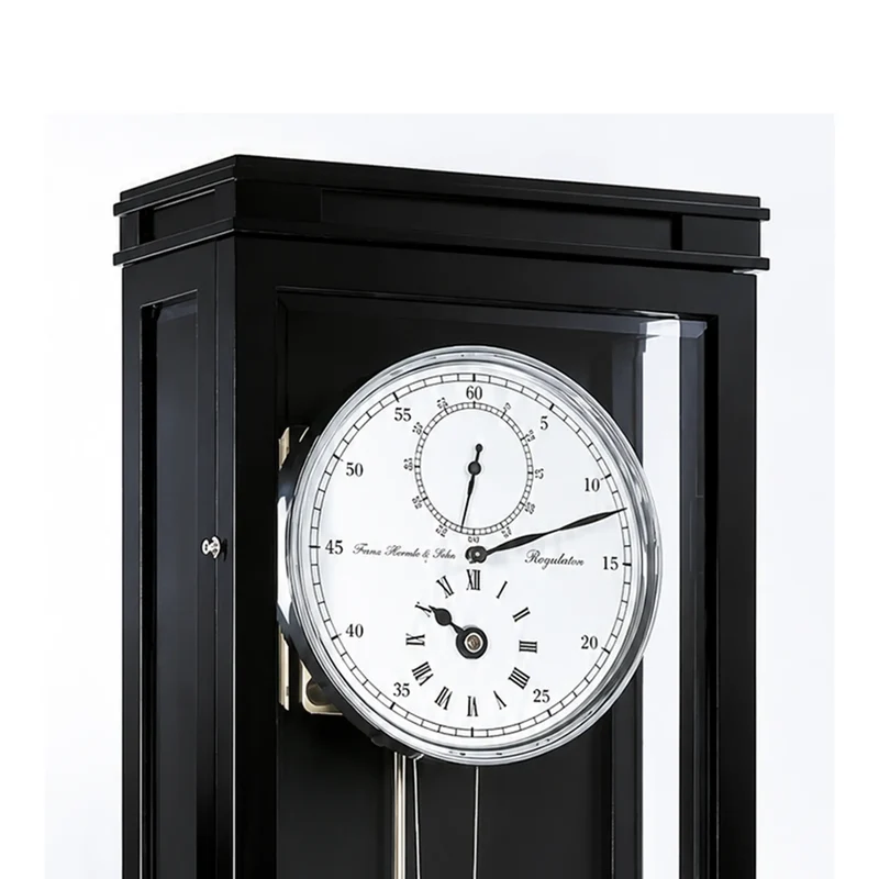 Hermle Wanduhr 93,7x26,0x13,0 cm Holz • 31-Tage Laufwerk • Präzisions-Regulator