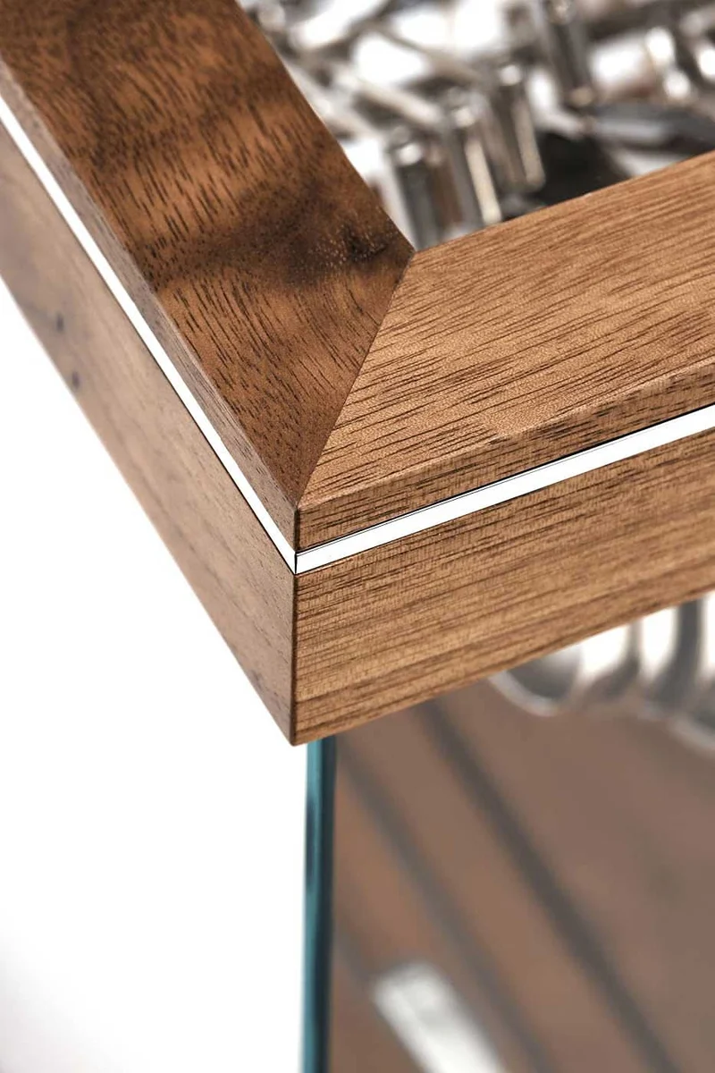 Hermle Tischuhr 29,5x25x25 cm Holz • Westminster Melodie • Automatische Nachtabschaltung