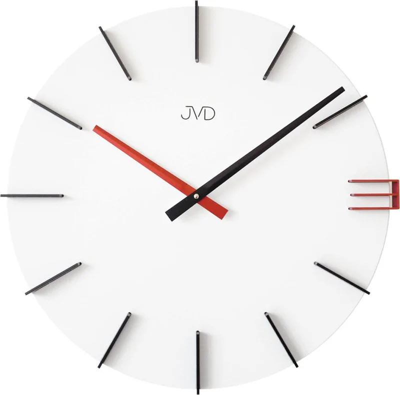 JVD Wanduhr Kunststoff • Modern • Stilvoll