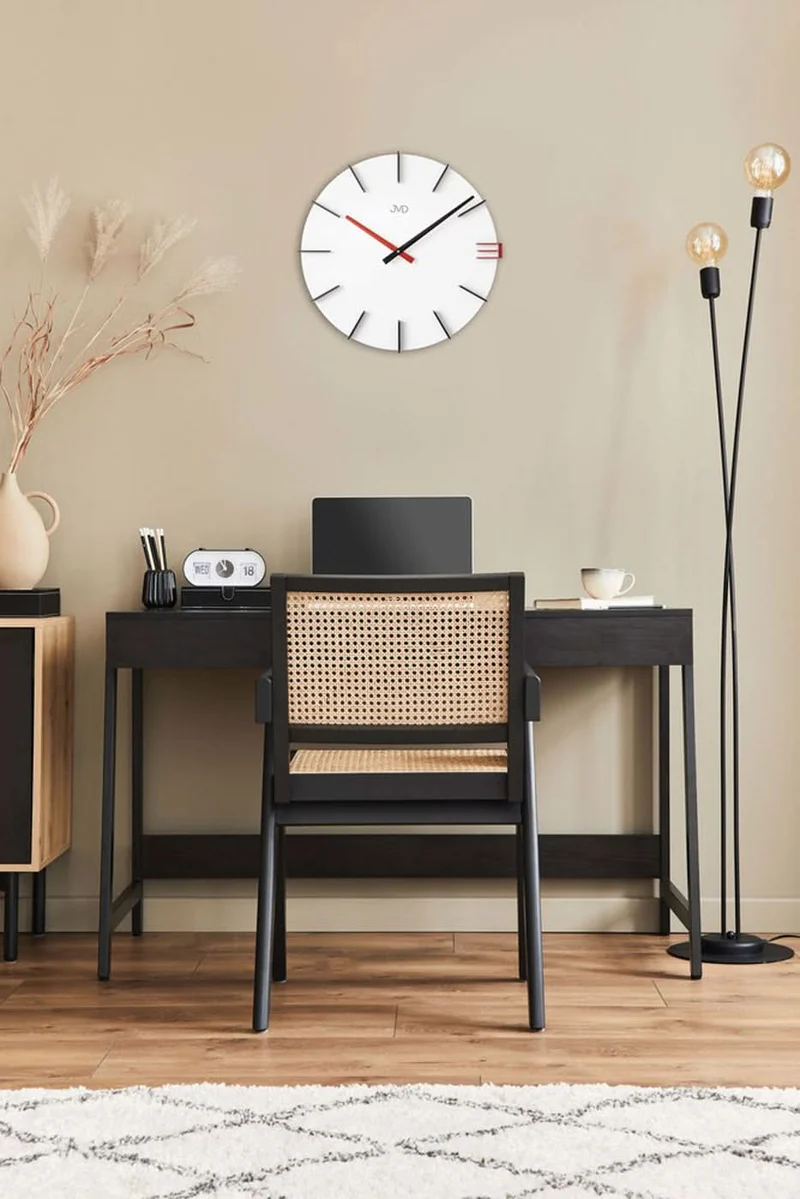 JVD Wanduhr Kunststoff • Modern • Stilvoll