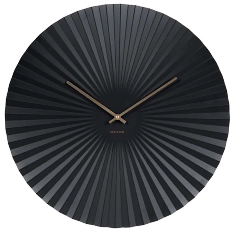 Karlsson Wanduhr 50x50x6,5 cm Metall • Modernes Design • Kalenderanzeige