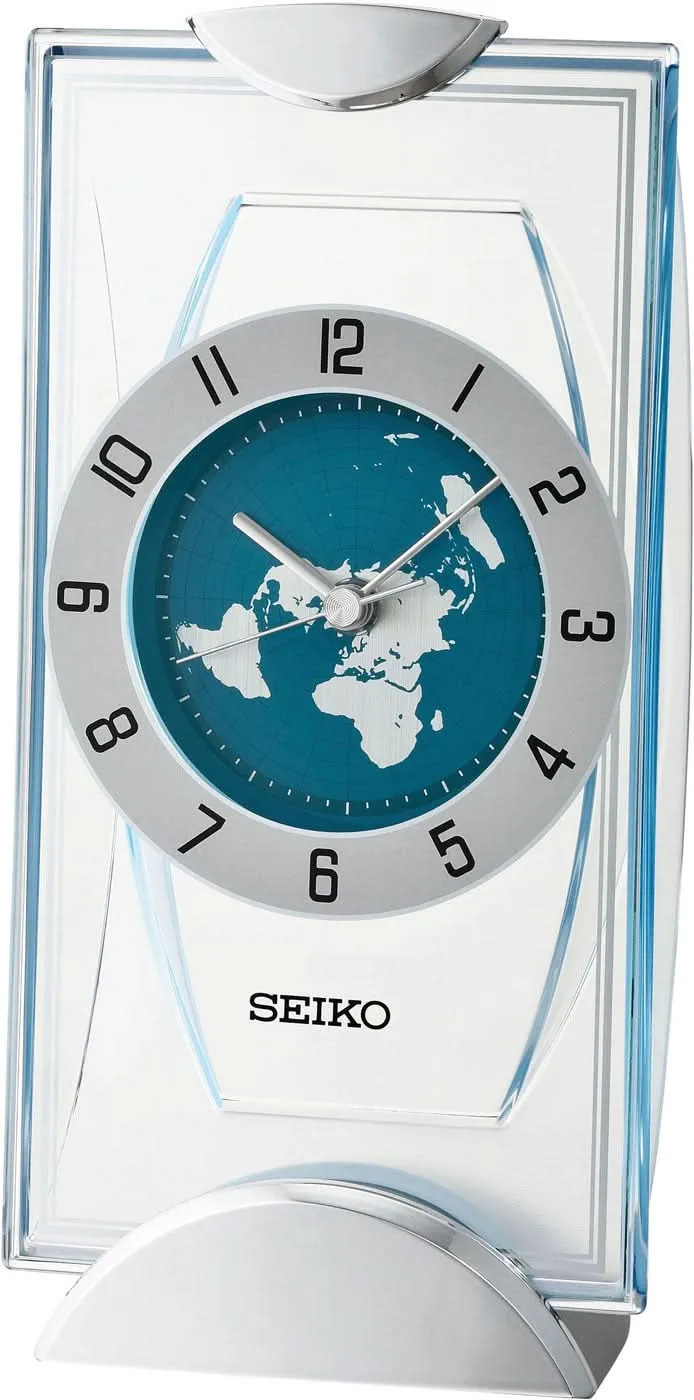 Seiko Tischuhr 24,1x11,9x9,1 cm Kunststoff • Quarz Uhrwerk • Modernes Design