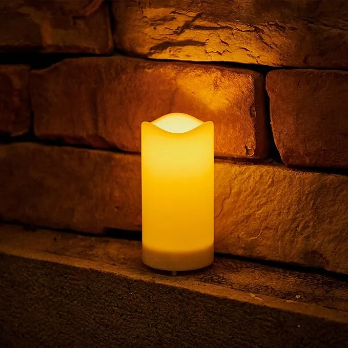 LED Kaarsen zonder Vlam - Decoratieve LED Kaarsen met Smelteffect - Sfeerverlichting op Batterijen - Vlamloze Kaars voor Veilige Decoratie | Sansoti
