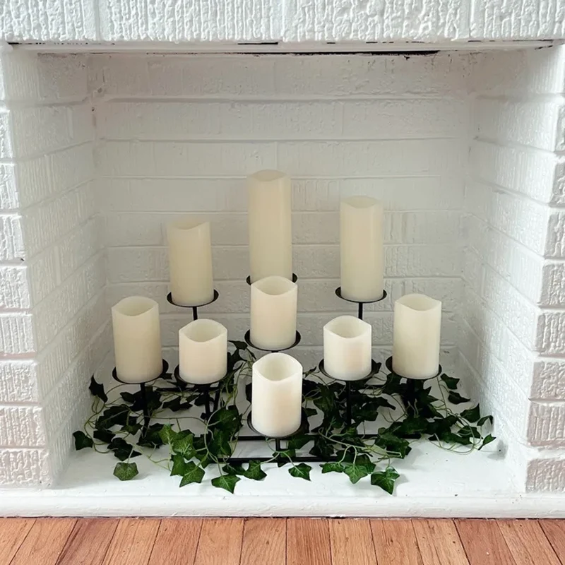 LED Kaarsen zonder Vlam - Decoratieve LED Kaarsen met Smelteffect - Sfeerverlichting op Batterijen - Vlamloze Kaars voor Veilige Decoratie | Sansoti