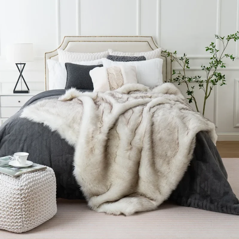 Luxe Nepbont Plaid - Zacht & Warm Sierkleed voor Bank of Bed | Sansoti