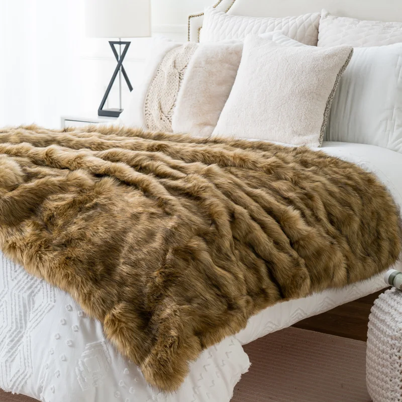 Luxe Nepbont Plaid - Zacht & Warm Sierkleed voor Bank of Bed | Sansoti
