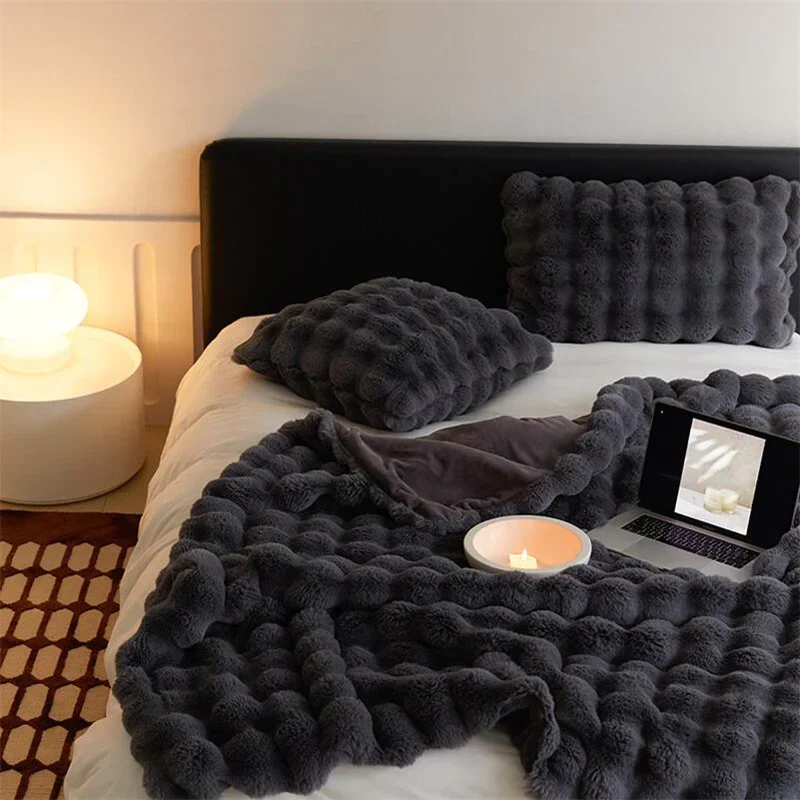 Zachte Imitatiebont Kussenhoes voor Bank en Bed – Luxe Pluche Sierkussen – Warm en Decoratief | Sansoti