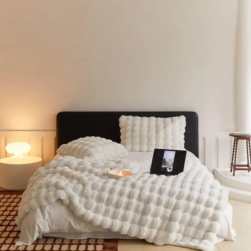 Zachte Imitatiebont Kussenhoes voor Bank en Bed – Luxe Pluche Sierkussen – Warm en Decoratief | Sansoti