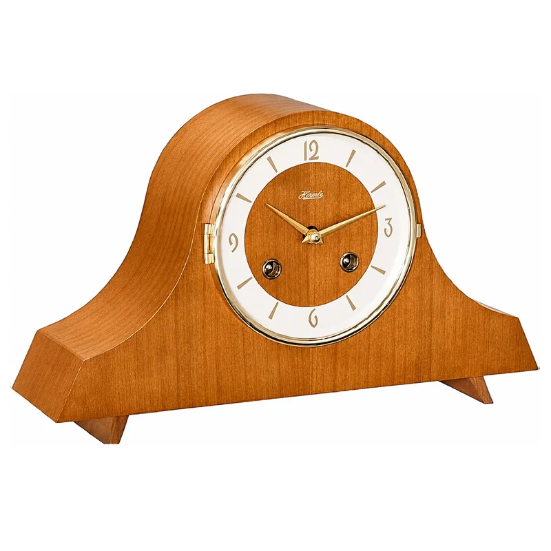 Hermle Tischuhr 19x31,5x11 cm Holz • 8-Tage Schlagwerk • Arabische Ziffern