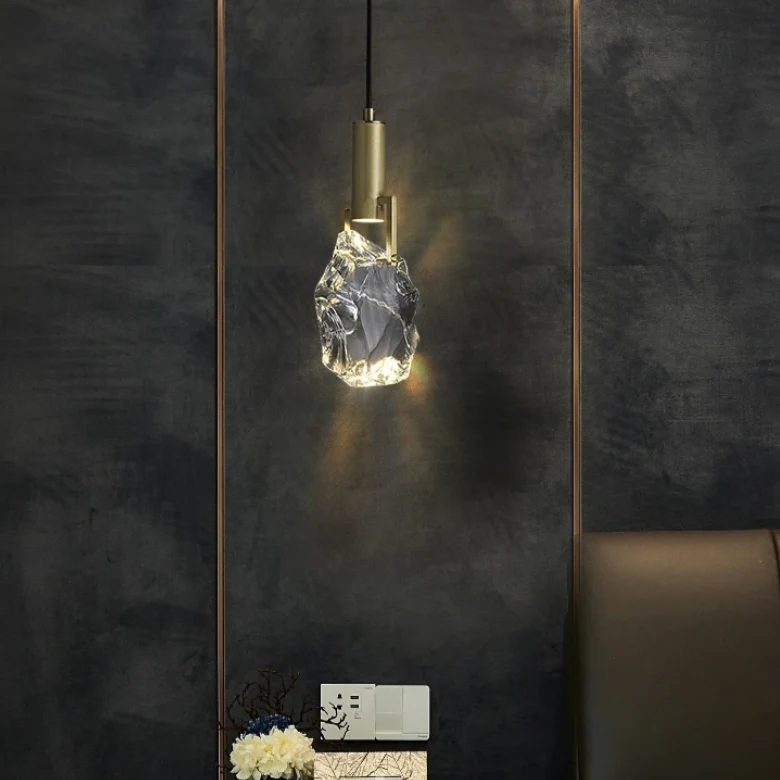 Kristallen Hanglamp met Verstelbare Kabel en LED-Verlichting voor Woonkamer en Eetkamer | Sansoti