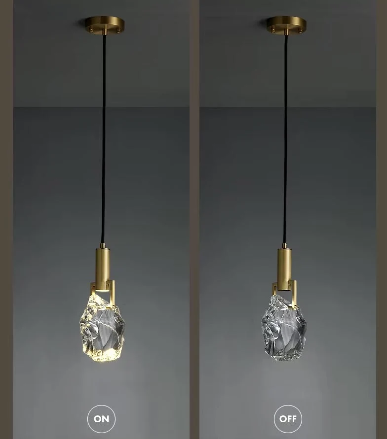 Kristallen Hanglamp met Verstelbare Kabel en LED-Verlichting voor Woonkamer en Eetkamer | Sansoti